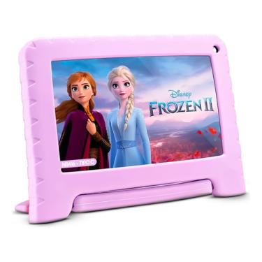 Imagem de Tablet Infantil Multilaser 64gb Nb416 Case Frozen 2 Wifi Nf NB416