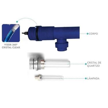 Imagem de Ultra Violeta Mega U.V. 95 W. Pvc Trata 18,5M³/H. - 220V - Pooltec