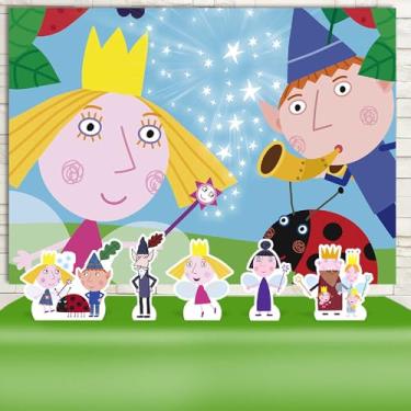 Imagem de Kit Decoração Festa de Aniversário Infantil Painel + Displays Ben e Holly