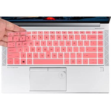 Imagem de Capa de teclado para notebook HP EliteBook 840 G7 G8 14 polegadas 2021 2022, HP EliteBook 845 G8 G7 14 polegadas, capa protetora para teclado, rosa