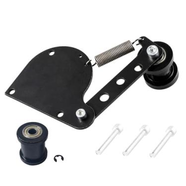 Imagem de Tensor de corrente de mola com mola sobressalente roda guia tensor para bicicleta motorizada de motor de 2 tempos 49cc 50cc 66cc 80cc 100cc 2 tempos