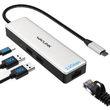 Imagem de Wavlink Adaptador USB C para Ethernet 2,5 G Gbps, novo hub USB C 2024 com RJ45 Gigabit, compatível com MacBook Pro, iPad Pro, Dell XPS, Surface Laptops, Chromebook