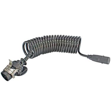 Imagem de Chicote Elétrico Cavalo Carreta Com Freio Abs Rastreador Iluminação 6,5 Metros Bivolt 7 Fios Com 2 Tomadas - DNI8366