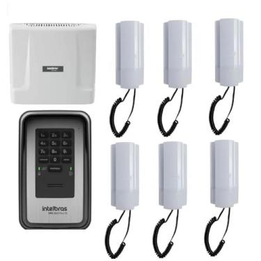 Imagem de Kit Interfonia Condominial Digital Completo Intelbras Comunic 6 Pontos c/Porteiro Eletrônico