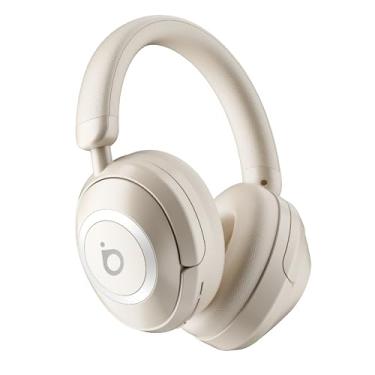 Imagem de Fone de Ouvido Bluetooth, Basike BT21 Headphone Bluetooth, Redução de Ruído do ANC com Microfone, Certificação Hi-Pure Audio, 30 Horas de Duração da Bateria (Branco)