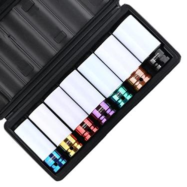 Imagem de CASOMAN Soquete de impacto protetor de roda de tração de 1/5.1 cm, parede extrafina, mangas de proteção de aro, 6 pontos, métrico, 17 mm, 19 mm, 21 mm, 22 mm, 23 mm, 24 mm, 27 mm, conjunto de 7 peças