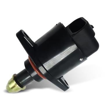 Imagem de Tesnaao 1 peça de válvula de controle de ar ocioso, motor de passo de carro, peças de reposição automotiva #90380 10526 90325864, compatível com motor de marcha lenta King Kong (preto)