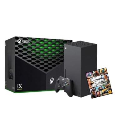 Imagem de Microsoft Xbox Series X 1TB SSD console de videogame + 1 controle sem fio Xbox - 8 núcleos personalizados Zen 2 CPU, 16GB RAM GDDR6, RDNA 2 GPU, Blu-ray UHD 4K, 8K HDR, 802.11AC WiFi - Cabo HDMI