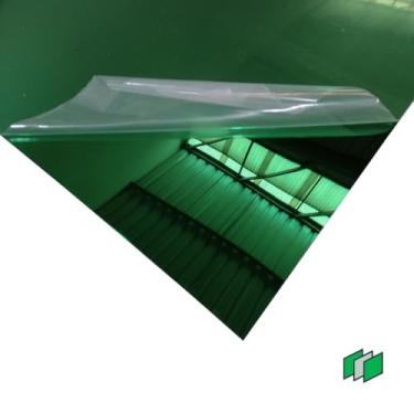Imagem de Placa Chapa Acrílico Espelhado Espelho Verde 2mm (60cm x 40cm)