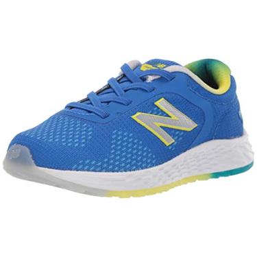Imagem de New Balance Tênis de corrida infantil Fresh Foam Arishi V2 Bungee, Cobalto/Amarelo vívido, 2 Wide Infant