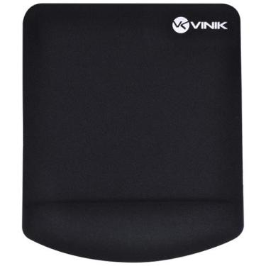 Imagem de Mouse PAD com Apoio de Pulso em GEL MPG-02P Preto (29353) - Vinik