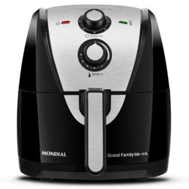 Imagem de Fritadeira Air Fryer Mondial AF-55I Grand Family 5,5 Litros Inox 127V,