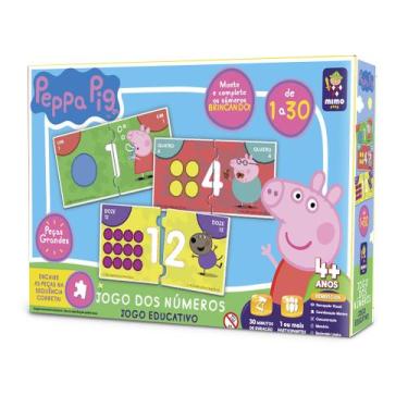 Imagem de Jogo Educativo - Jogo dos Números Peppa Pig - TCS