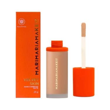 Imagem de Base e Corretivo Matte Mari Maria Velvet Skin Acabamento Aveludado, Be