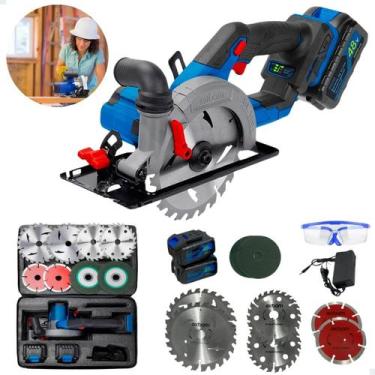 Imagem de Serra Circular a Bateria 48V 150mm Madeira Pisos Cerâmica - Exbom, 127