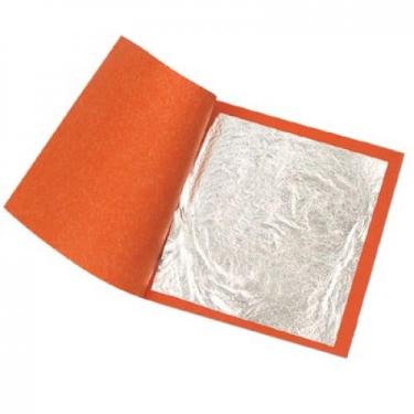 Imagem de Folha de Prata Imitação 14X14cm 50 Folhas - SINOART