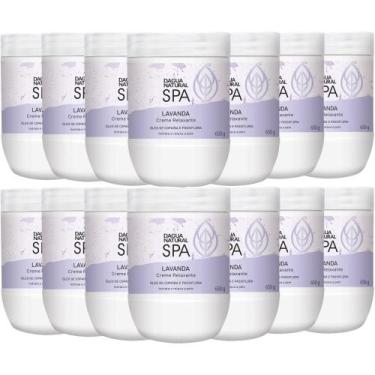 Imagem de 14UN Creme Massagem Relaxante SPA Lavanda 650G DAgua Natural - D'Água 