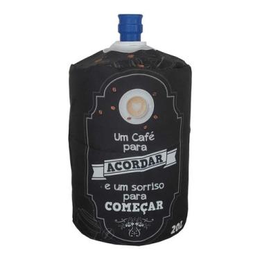 Imagem de Capa Para Galão De Água 20 Litros Invertido Um Café Acordar - Novadeco