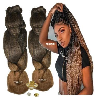Imagem de 4 Crochet Braids Jumbo Ser Mulher A Pronta Entrega