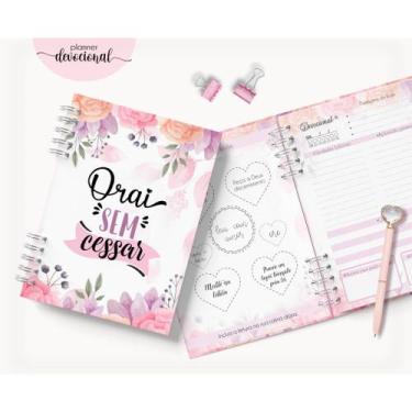 Imagem de Planner Devocional Agenda com Mensagens Religiosas - Artes da Gutti