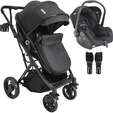 Imagem de Carrinho de Bebe Kiddo Vox II Travel System Bebe Conforto Preto