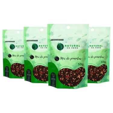 Imagem de Pimenta Em Grãos Mix Premium Qualidade Superior Kit 3 Pouch 50g - Natu