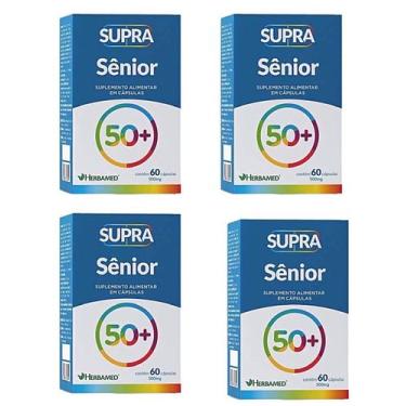 Imagem de Kit 4 Supra Sênior 50+ 60 Cápsulas - Herbamed