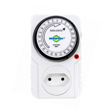 Imagem de Timer Temporizador Analógico 60 HZ Bivolts Ref: 8769 - BRASFORT