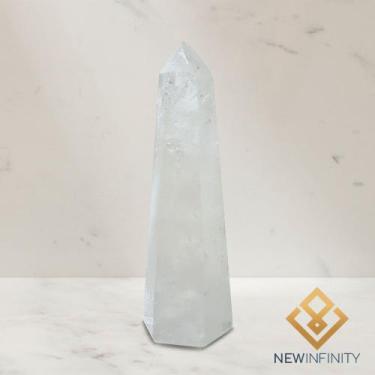 Imagem de Ponta de Cristal Torre Obelisco Pedra natural 13cm 234g - Infinity, Tr