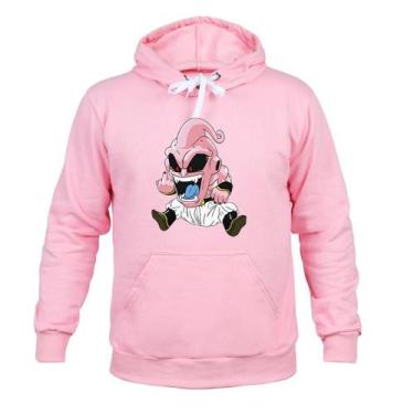 Imagem de Moletom 100% Algodão Quente Majin Doido - Surprass, Rosa, P