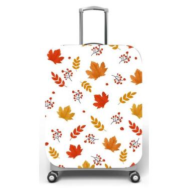 Imagem de Capa para mala de viagem M, medidas max C40x A59 x P27cm Outono Folhas