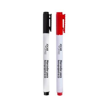 Imagem de Caneta Marcador CD/DVD Retroprojetor Permanente Jocar Office - Unidade