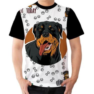 Imagem de Camiseta Camisa Ads  Rottweiler Cachorro Animal cão 5 - Fabriqueta, GG