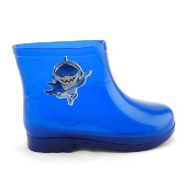 Imagem de Bota de Chuva Galocha Infantil Tubarão Baby Borracha-Masculino