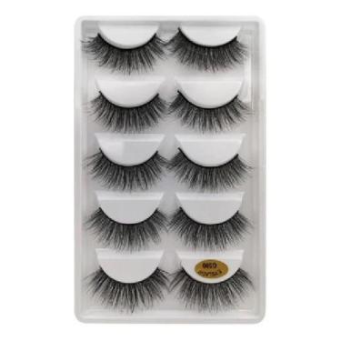 Imagem de Cílios Postiços G5-g6-g8 Mink 5 Pares - Eyelash, G500