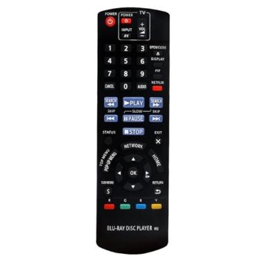 Imagem de N2QAYB000575 Substituir DVD Player Controle Remoto Compatível com Panasonic Blu-Ray Disc Player DMP-MS10 DMP-BDT210 DMP-BDT110 DMP-BD75 DMP-BD755 DMP-MST60 DMP-BDT215 DMP-BDT310