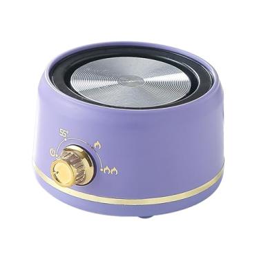 Imagem de Kuntesetty Aquecedor de cera derretida, aquecedor de velas elétrico, queimador de óleo, derretimento de cera perfumado para quarto, Roxo