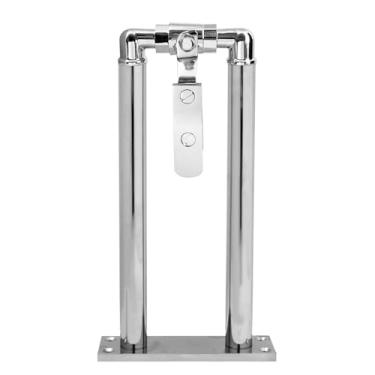 Imagem de GG Grand General 69982 Conjunto de suporte de piso cromado de 28 cm e alavanca de válvula de ar para buzina de trem 69991