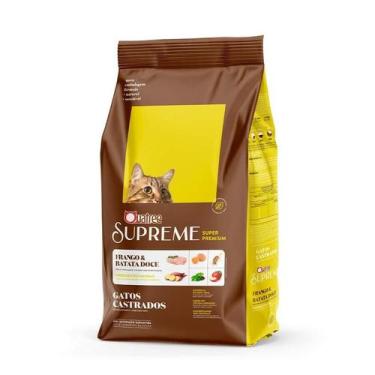 Imagem de Ração Quatree Supreme Gatos Castrados Batata Doce 10,1kg - GRANVITA PE