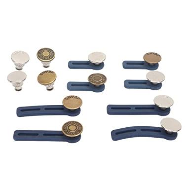 Imagem de Conjunto de 12 Botões de Extensão de Calças de Silicone Macio de Liga para Calças Saias Roupas Botão de Extensão de Cintura para Homens e Mulheres