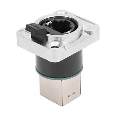 Imagem de Conector RJ45 à Prova D'água, Resistente Ao Fogo Conector de Material Isolante Durável Conector de ângulo Reto RJ45 Borracha PA66, Adaptadores de Rede Powerline