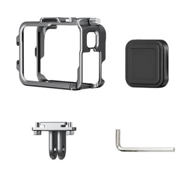 Imagem de CHICHIYANG Capa de metal com várias interfaces externas de montagem gaiola protetora de alumínio para câmera adequada para Insta360 Ace/Ace Pro