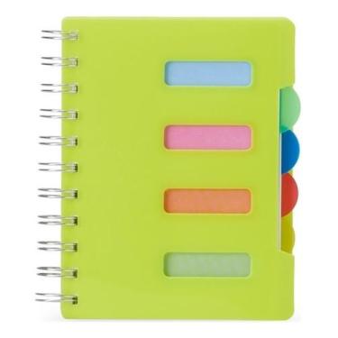 Imagem de Caderno Pequeno Com Divisórias Espiral Anotações Pauta - Serv Color, V