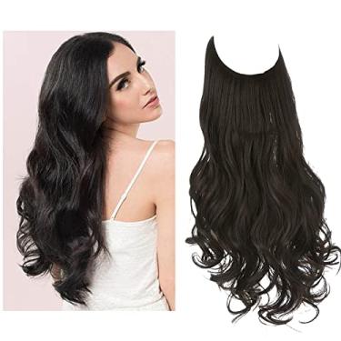 Imagem de Aplique de Cabelo Feminino Longo Alongamento Extensões para Mulheres (Modelo 10, 18 Polegadas (45 cm))