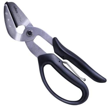 Imagem de ALLEX Tesoura de ferramenta de corte de mangueira para mangueira de borracha e folha de borracha, lâmina afiada de aço inoxidável japonês, cabo de mola resistente, feito no Japão