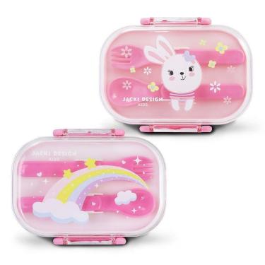 Imagem de Kit Potes P/ Lanches De 2 Andares Infantil 400ml - Jacki Design Modelo 3