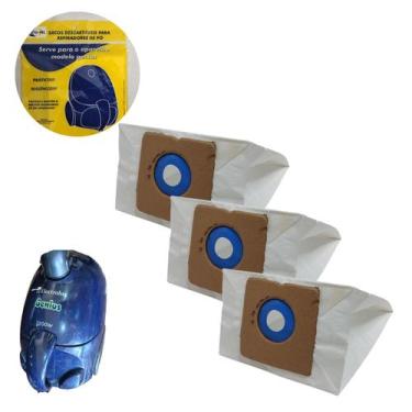 Imagem de Sacos para aspirador eletrolux genius com 3 uni descartavel - Porto-Pe