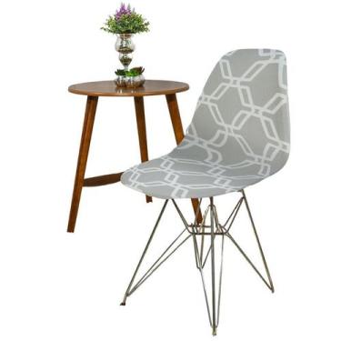 Imagem de Capa Cadeiras Jantar Charles Eames Kit 4 Unidades Geo - Charme do Deta