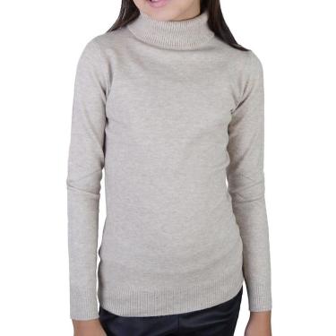 Imagem de Blusa Infantil Menina Pixe Love Tricot Bege Amendoa 810030-Feminino