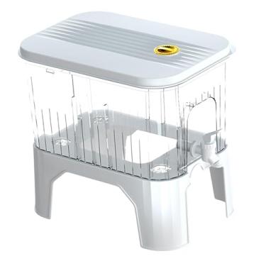 Imagem de IEUDNS Refrigerador Dispensador de bebida fria chaleira de água de grande capacidade de chá de gelo arremessador fruta bule de chá para leite doméstico, Xl